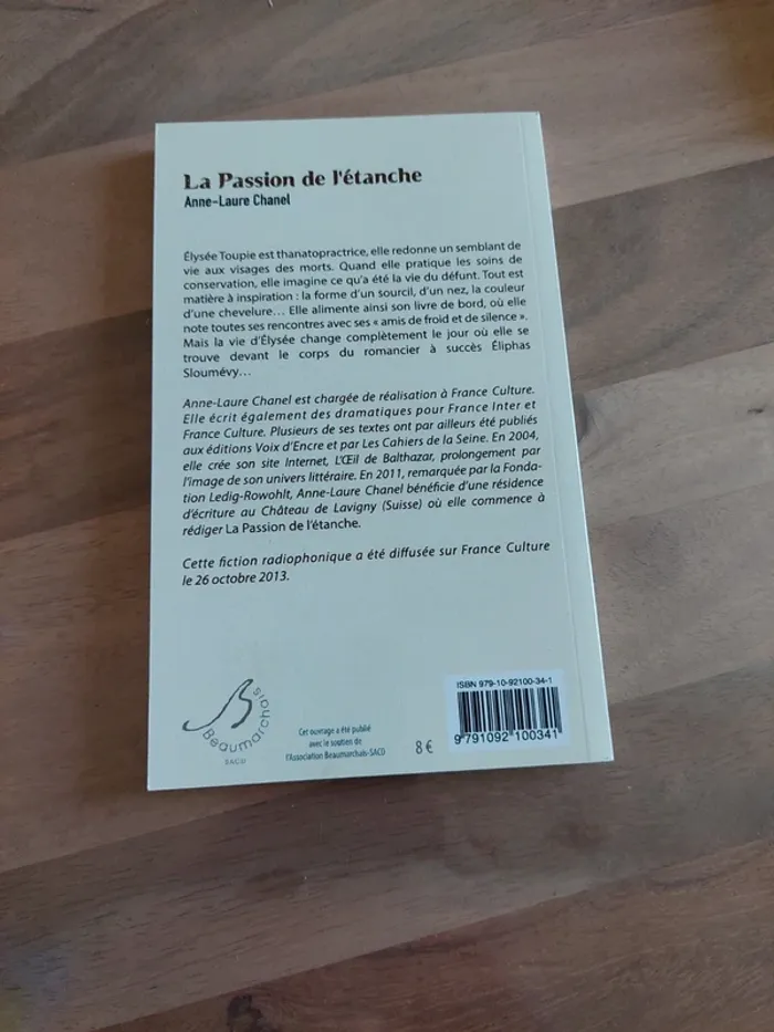La passion de l'étanche, de Anne-Laure Chanel - photo numéro 2