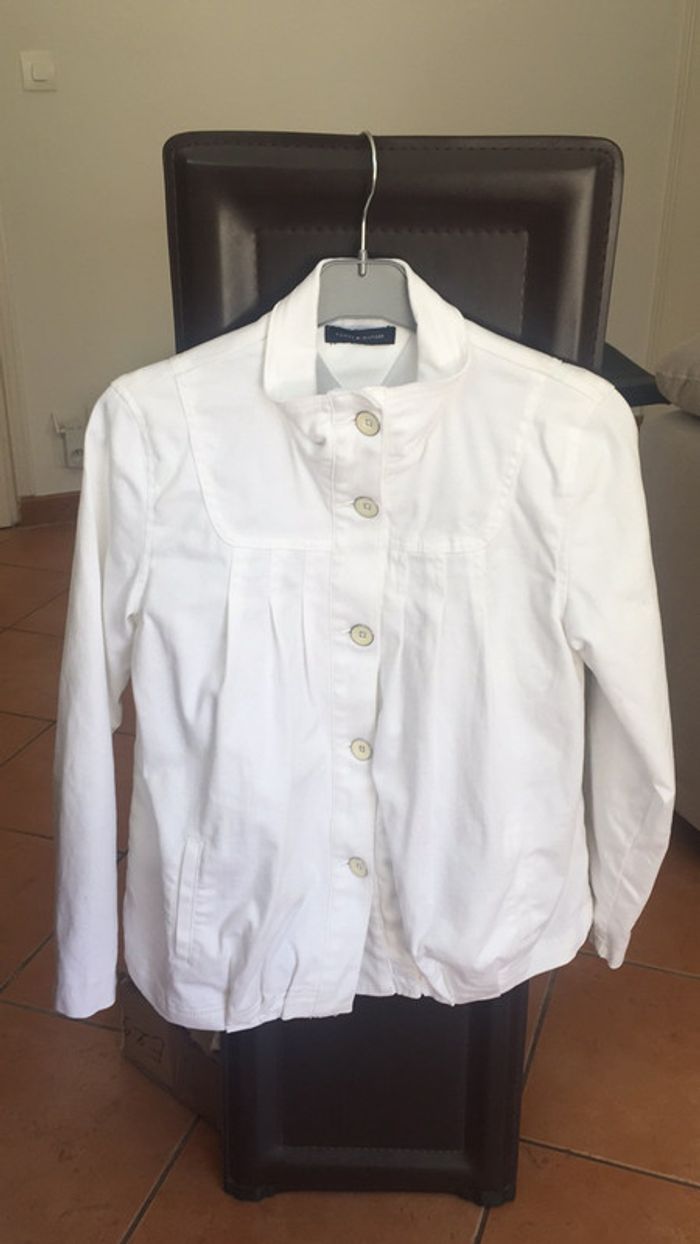 Veste blanche fille T12 ans Tommy Hilfiger
