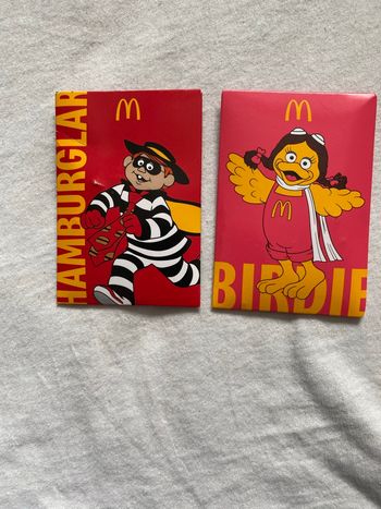 Lot 2 Porte-clés McDonald's Vintage Style - Hamburglar & Birdie