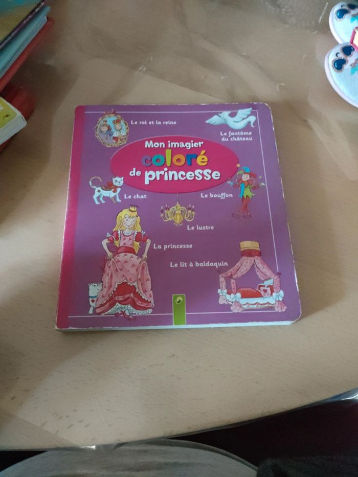 Livre mon imagier les princesses