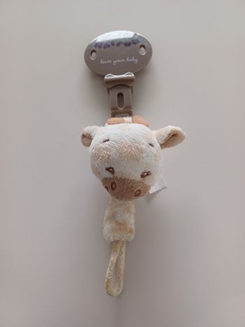 Attache sucette girafe