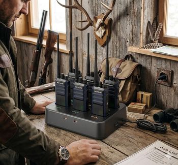 Lot de 6 Talkies-Walkies Professionnels Retevis RT86A - Longue Portée 2500mAh