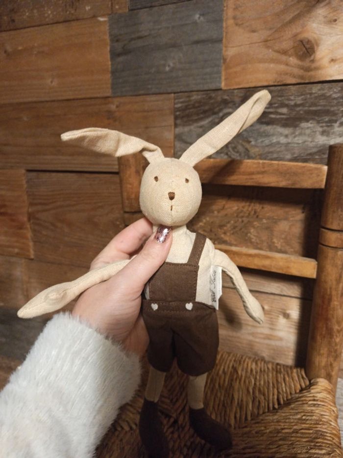 Peluche lapin côté table tbe - photo numéro 5