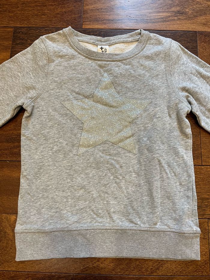 pull gris etoile pailleté c&a 11 12 ans - photo numéro 6