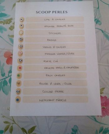 Scoop perles, scoop mystère, Neuf, surprise, hasard