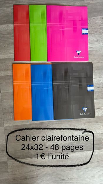 Cahier 24 x 32 - 48 pages