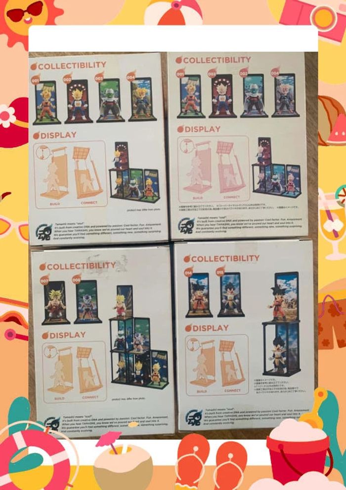 Lot figurines dragon ball tamashi buddies diorama trunks vegeta freezer Frieza - photo numéro 7