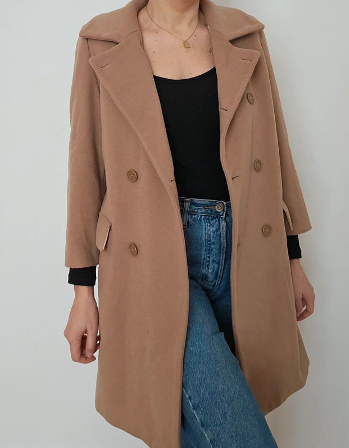 Manteau beige/camel vintage