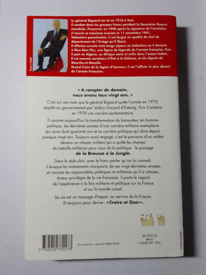 Général Bigeard - De la brousse à la jungle - photo numéro 2
