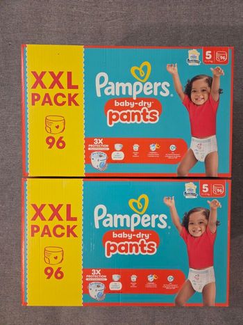 Lot couches pampers pants XXL