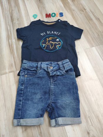 Ensemble short et tee-shirt