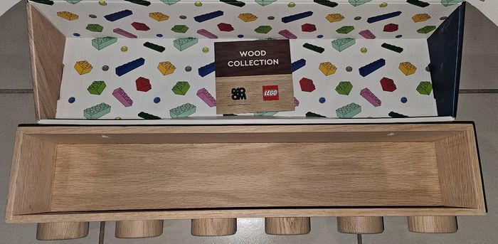 Lego Étagère en bois – chêne clair 5007107 - photo numéro 4
