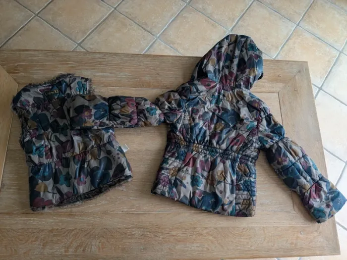 Manteau + doudoune catimini 5 ans - photo numéro 2