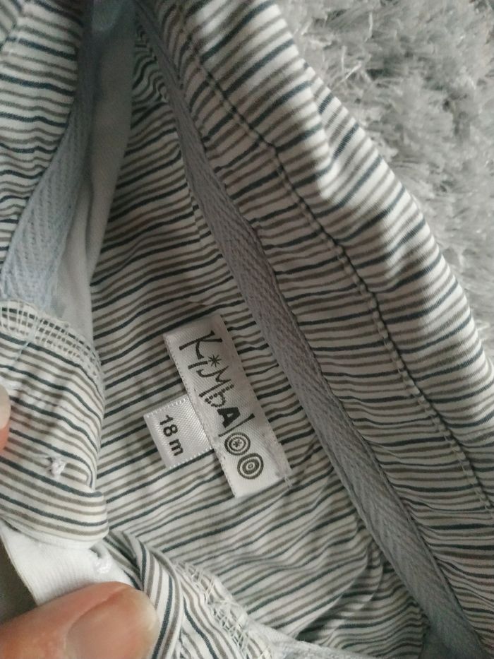 Polo blanc manches courtes 18 mois - photo numéro 2