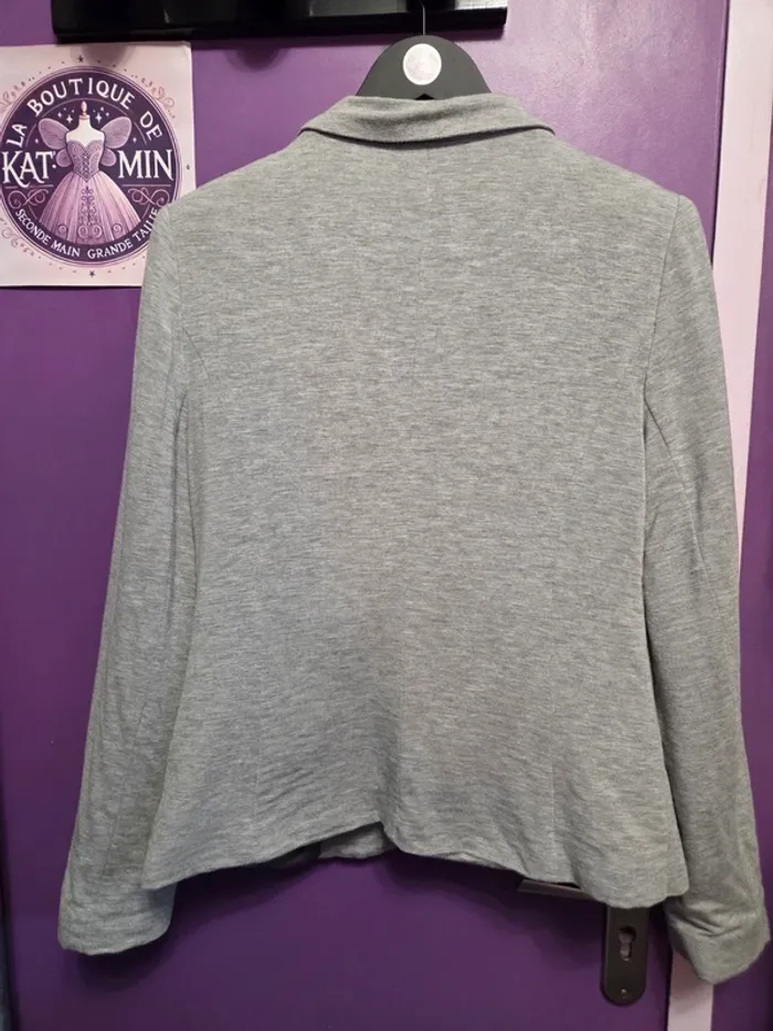 Veste blazer sweat molletonnée T42 Kiabi - photo numéro 5