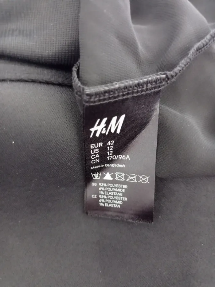 Nuisette sexy transparente dentelle avec bretelles fines neuf avec étiquette T.Xl H&M - photo numéro 6