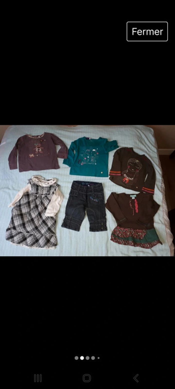 Lot de 7 vêtements fille 24
mois sergent major, catimini - photo numéro 2