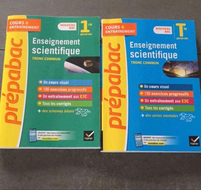 Livres Prépabac Enseignement scientifique 1ère et Term