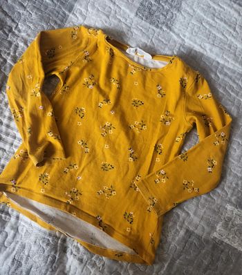 Tee shirt jaune h&m 5/6 ans