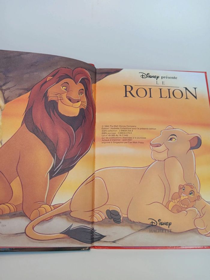 Livre Disney mickey club du livre Le roi lion (01) - photo numéro 4