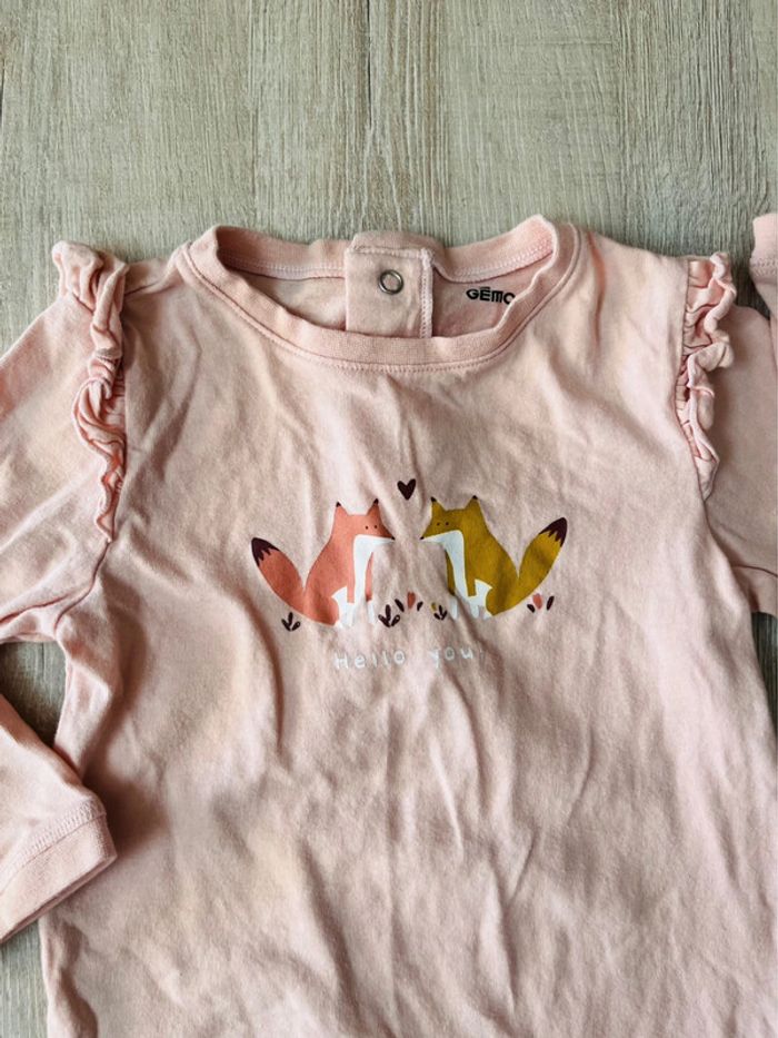 Pyjama coton sans pied bébé fille gémo - photo numéro 2