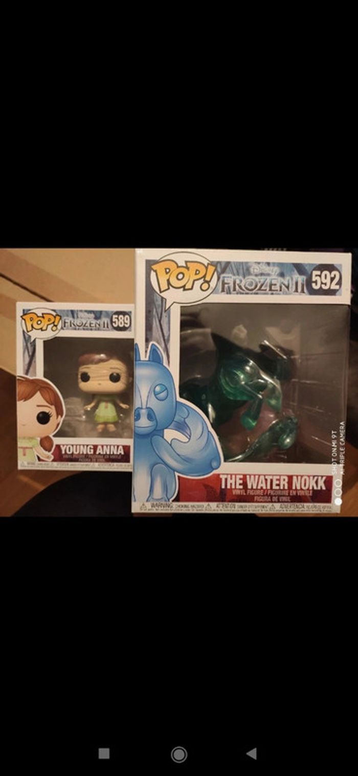 Figurine pop reine des neiges Anna et Sven