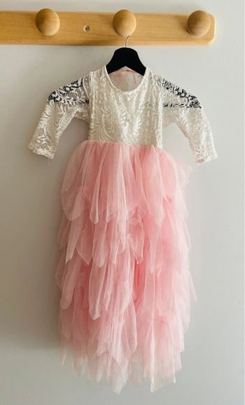 Robe Dentelle Tutu T.7/8 ans