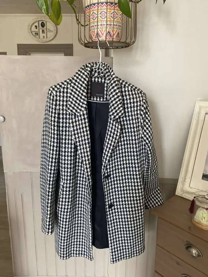 Manteau a carreaux