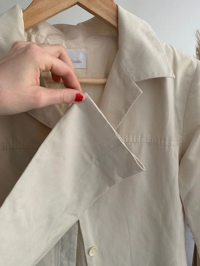 chemise Camaïeu crème taille S - photo numéro 2