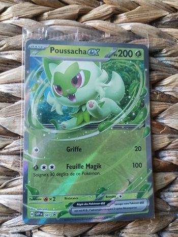 Carte pokémon sous blister