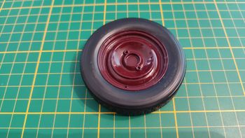 Roue de secours 87-1 + 86-1 numéro 87 + 86 n°87 + 86 pièce détachée Citroën 2CV 2 CV Charleston 1/8