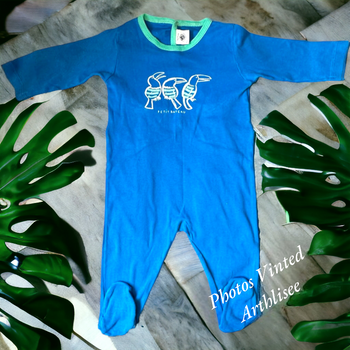 Pyjama toucans Petit Bateau 9 mois TBE (13€)