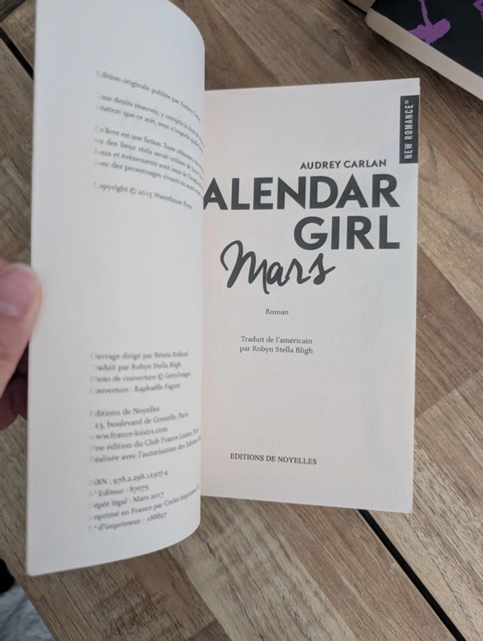 Lot livres Calendar Girl - photo numéro 6