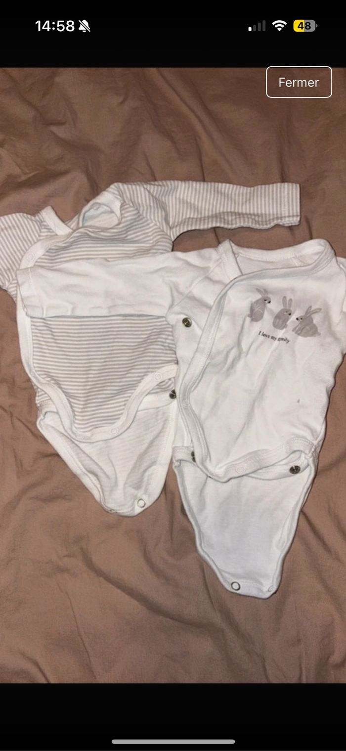 Lot 2 bodies 1 mois