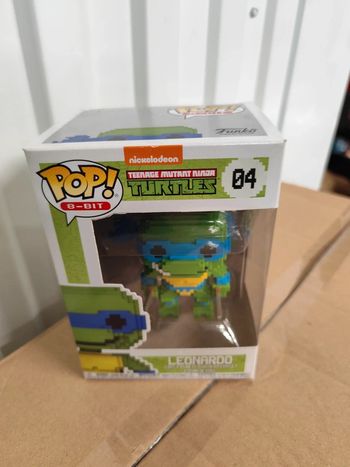Funko pop tmnt leonardo 8 bits