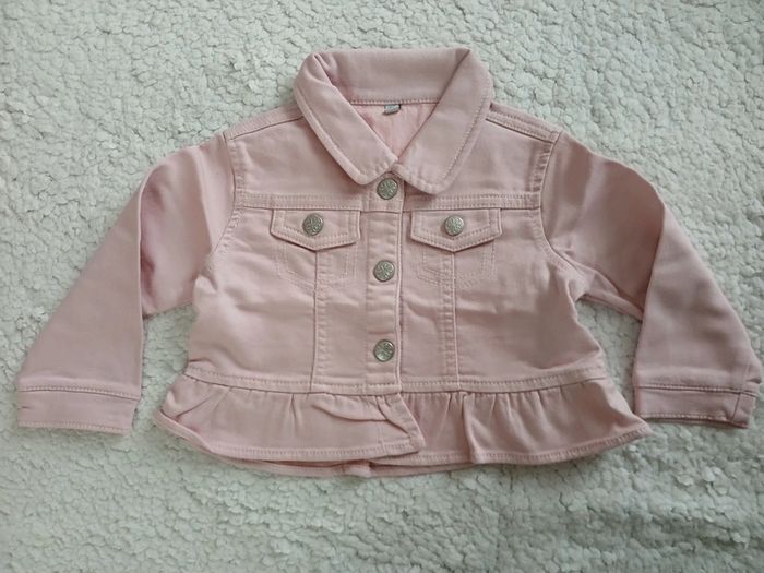 Veste en jean fille taille 12 mois