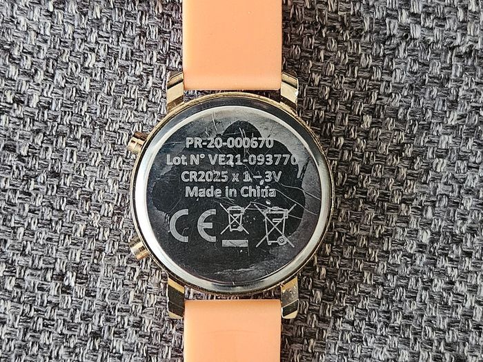 Montre digitale femme enfant PR-20-00670 silicone orange LCD podomètre silicone pile neuve chronomèt - photo numéro 11