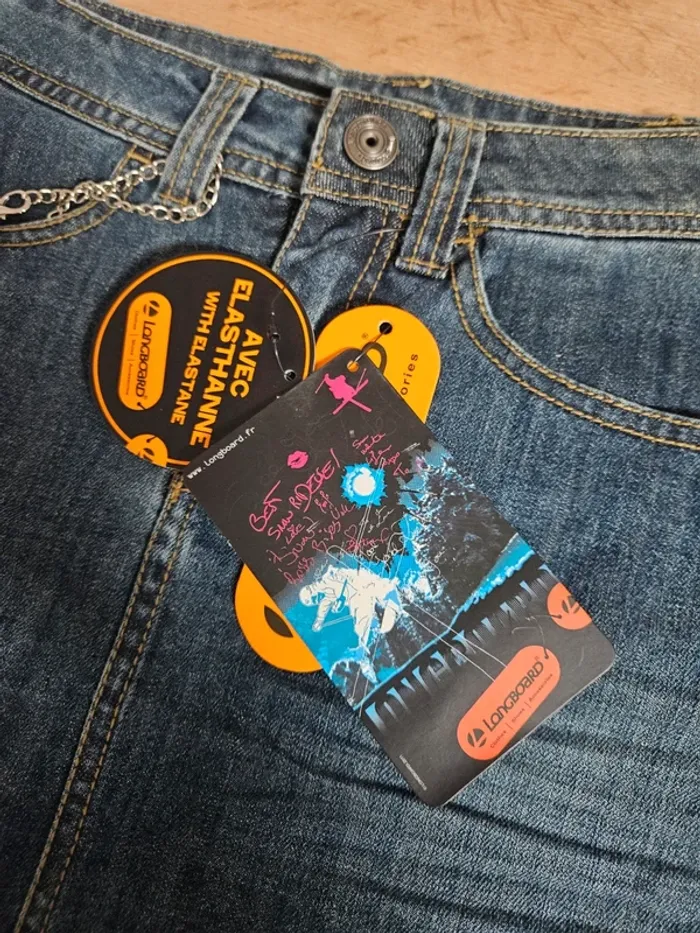 Jupe en jeans fille xxs/10 ans neuve avec étiquette - photo numéro 4