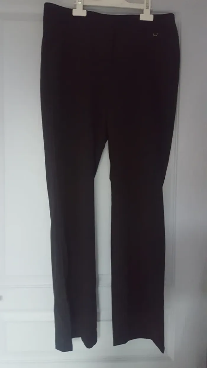 Pantalon large noir
