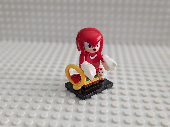 Figurine Sonic : Knuckles+Cucky , style lego