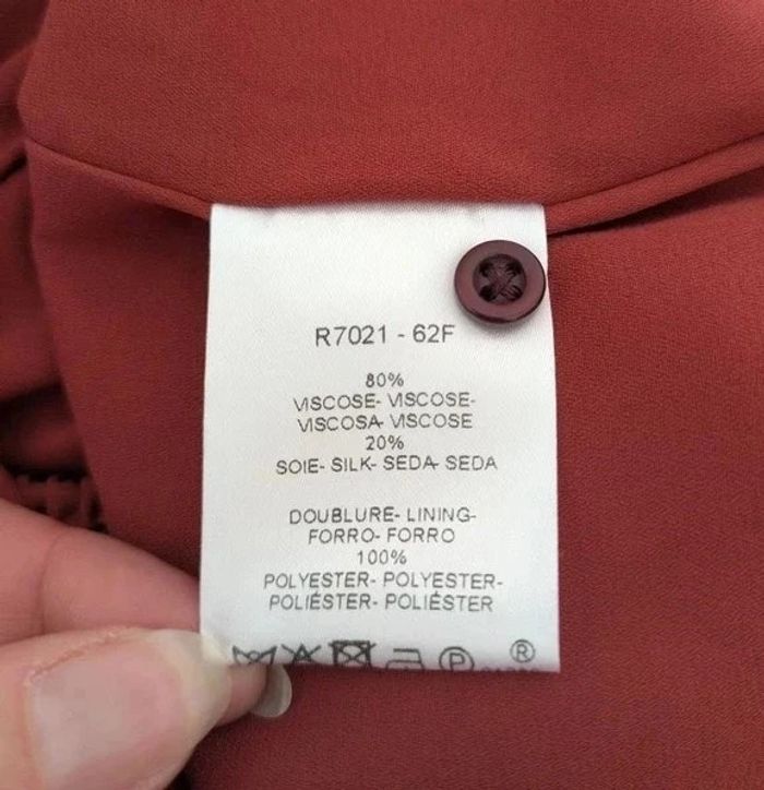 Robe en viscose et soie manches 3/4 - Caroll - taille 38 - photo numéro 5