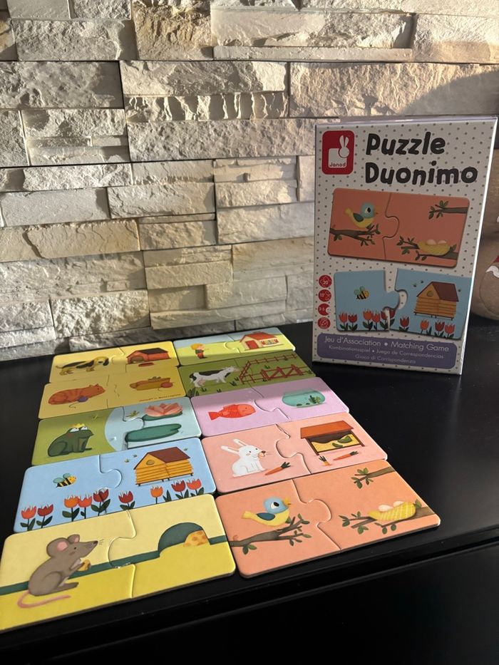 Puzzle duonimo animaux Janod - photo numéro 2