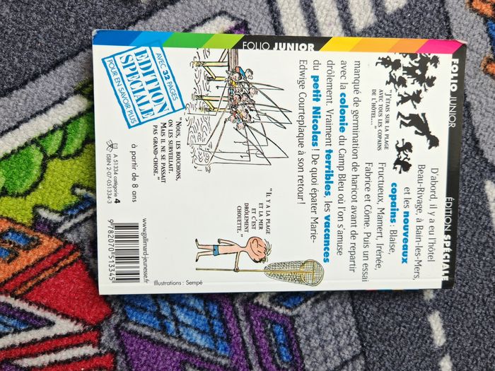 Livre les vacances du petit Nicolas - photo numéro 2