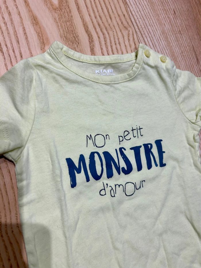 T shirt Jaune - photo numéro 2