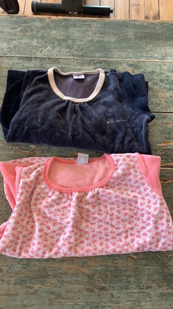 Lot de 2 hauts de pyjamas petit bateau