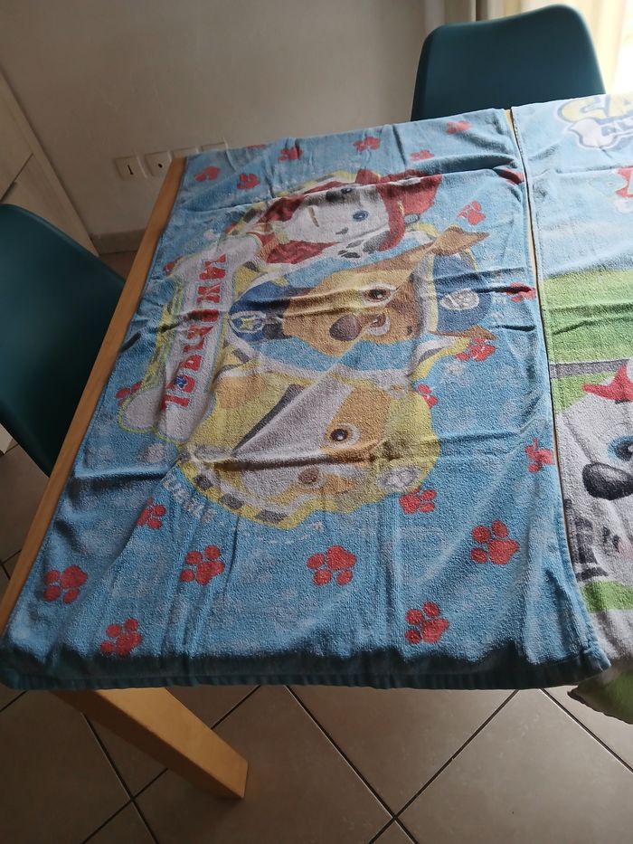 Lot de 2 serviettes pat patrouille - photo numéro 2