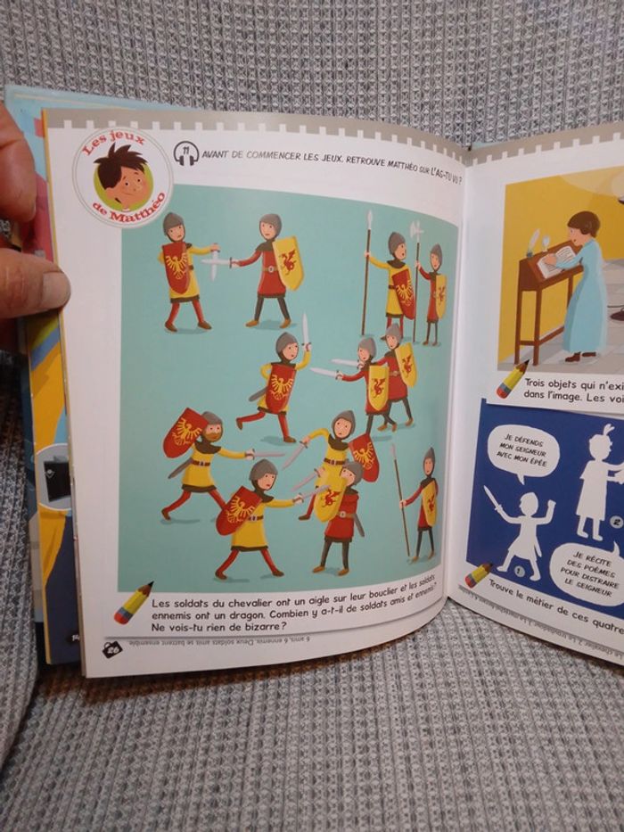 Livre + CD "En direct du Château Fort" - Les Petits reportages de Matthéo / Ed. Atlas - photo numéro 17