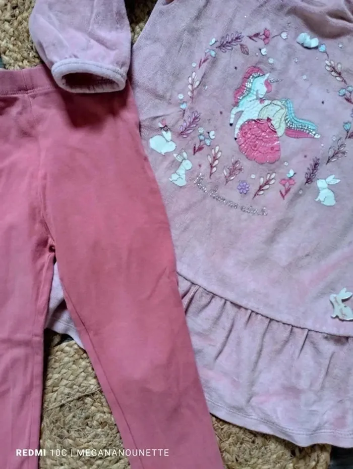 🌷Pyjama Sergent Major vieux rose – Douceur & féerie ! - photo numéro 2