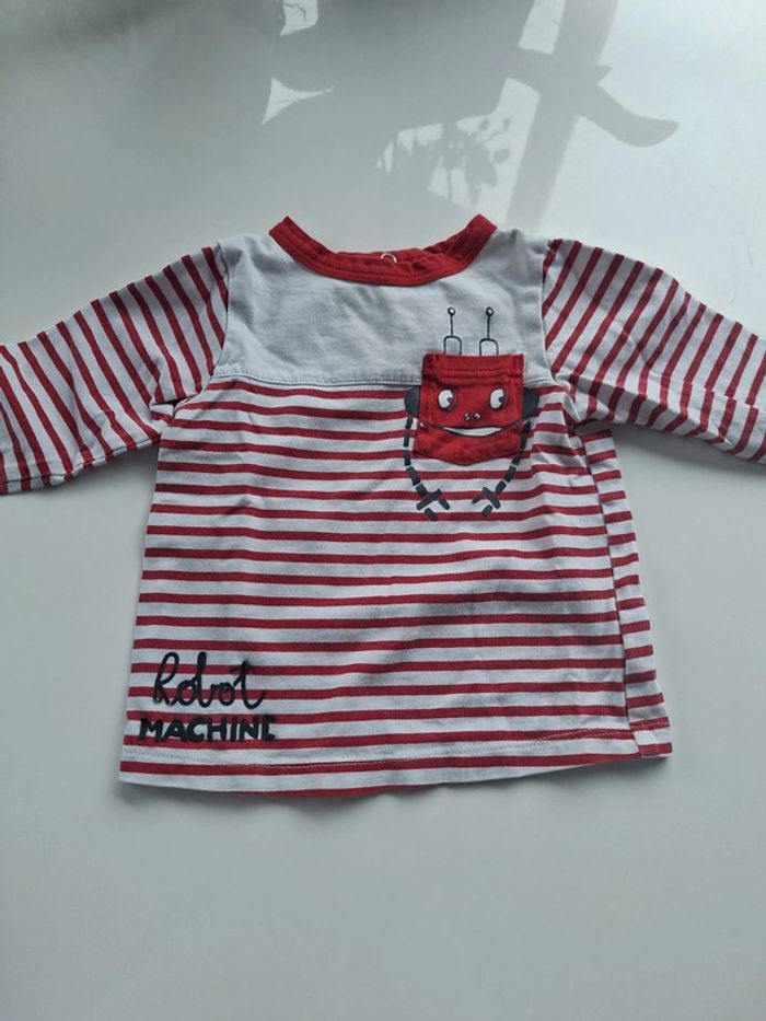 Ensemble tee-shirt manches longues et pantalon 9 mois Orchestra - photo numéro 2