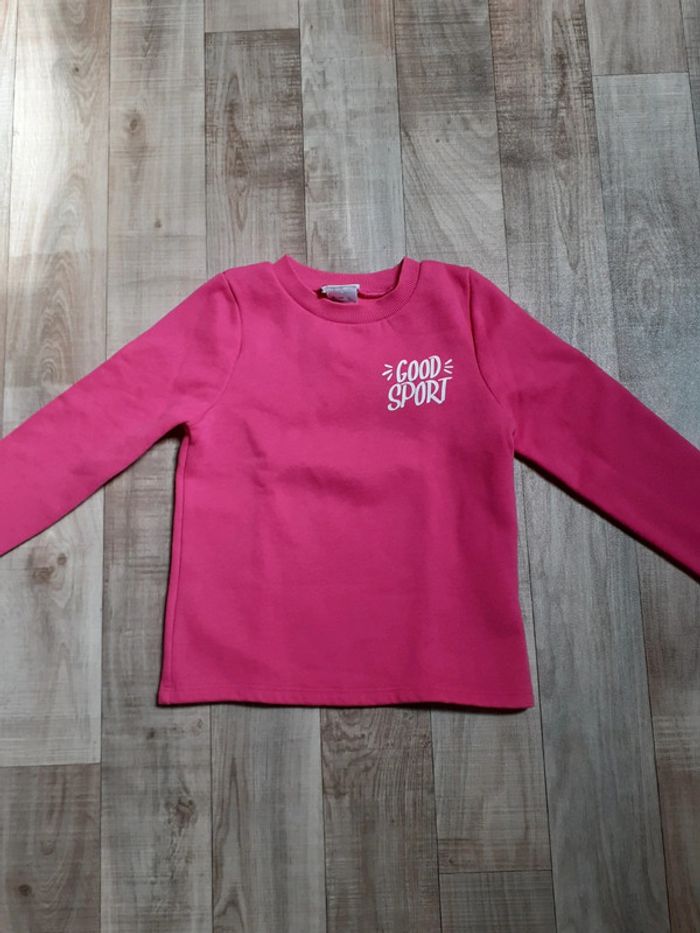 Sweat fille rose 5 ans